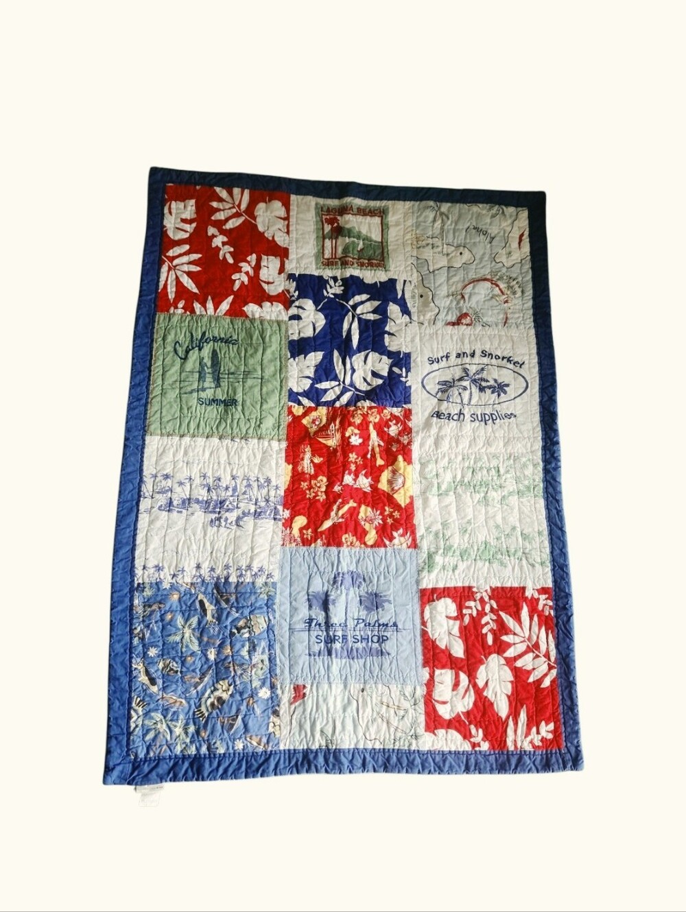 Patchwork Hawaiian Small Quilt POTTERY BARN KIDS -